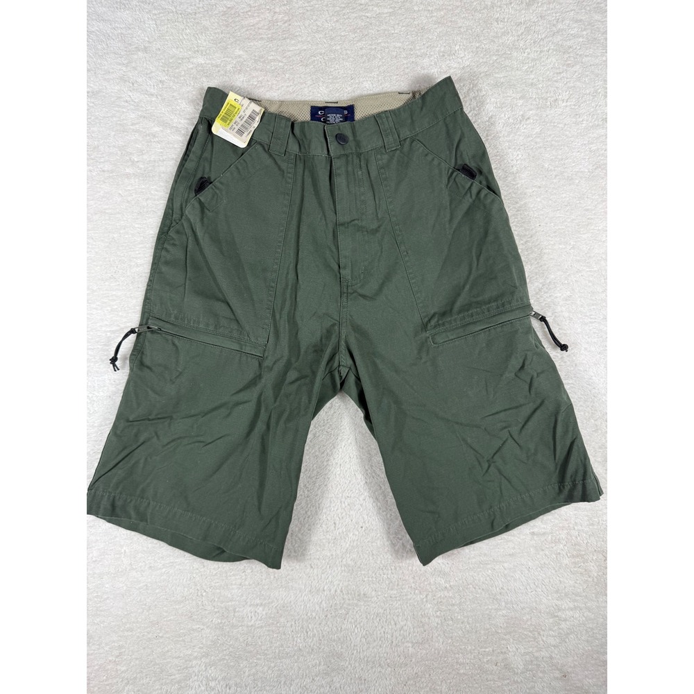 Class Club Cargo Shorts Kids 14 Green y2k New Cotton Utility Hiking Gorpcore